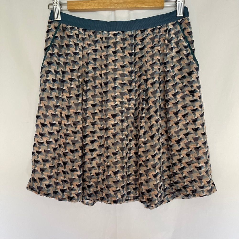 MARC BY MARK JACOBS Puzzle Print Velvet Skirt